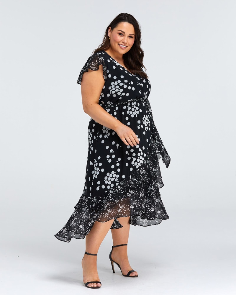 Adele Spot Dress Black Milk